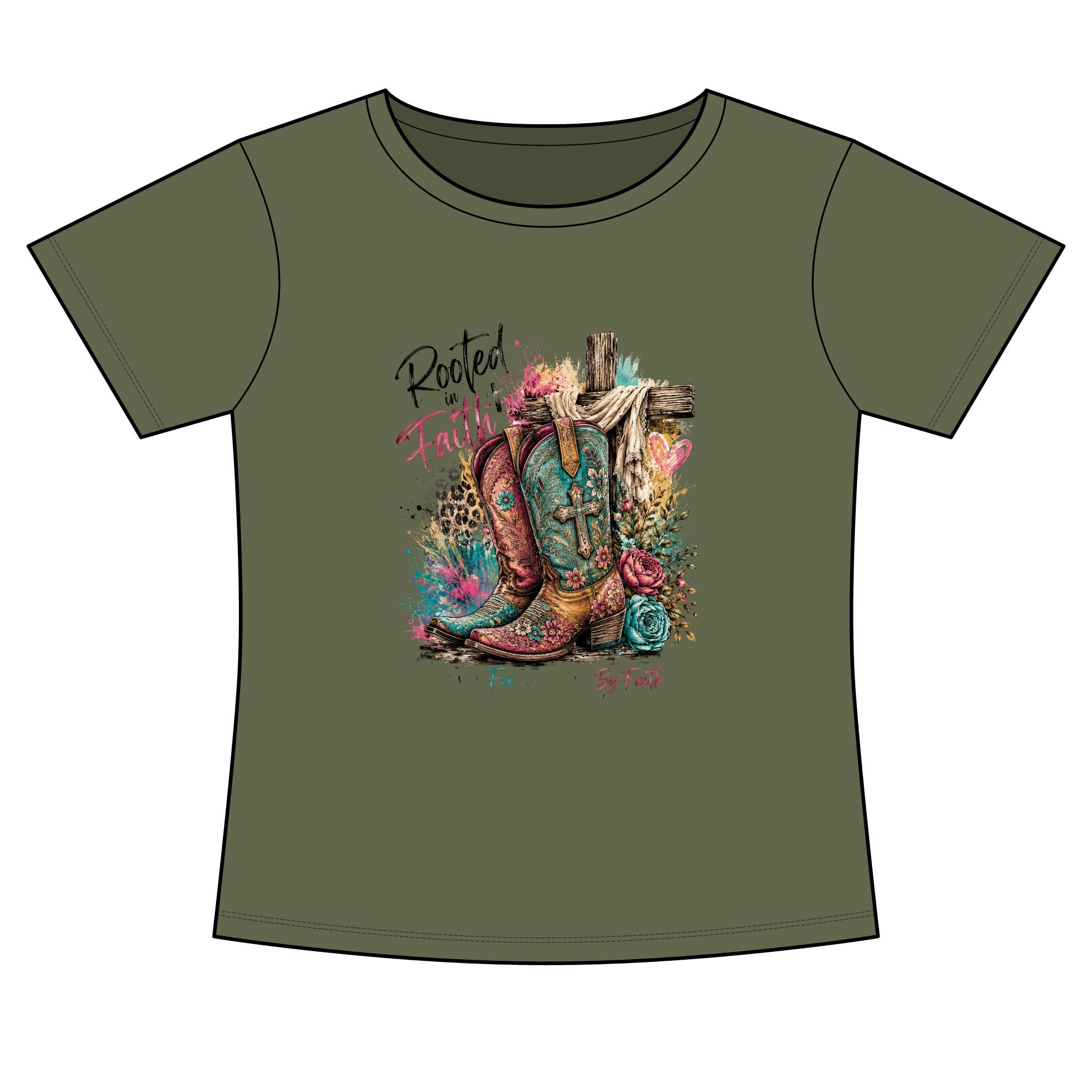 Women's Slim Fit Cotton Polyester T-Shirt