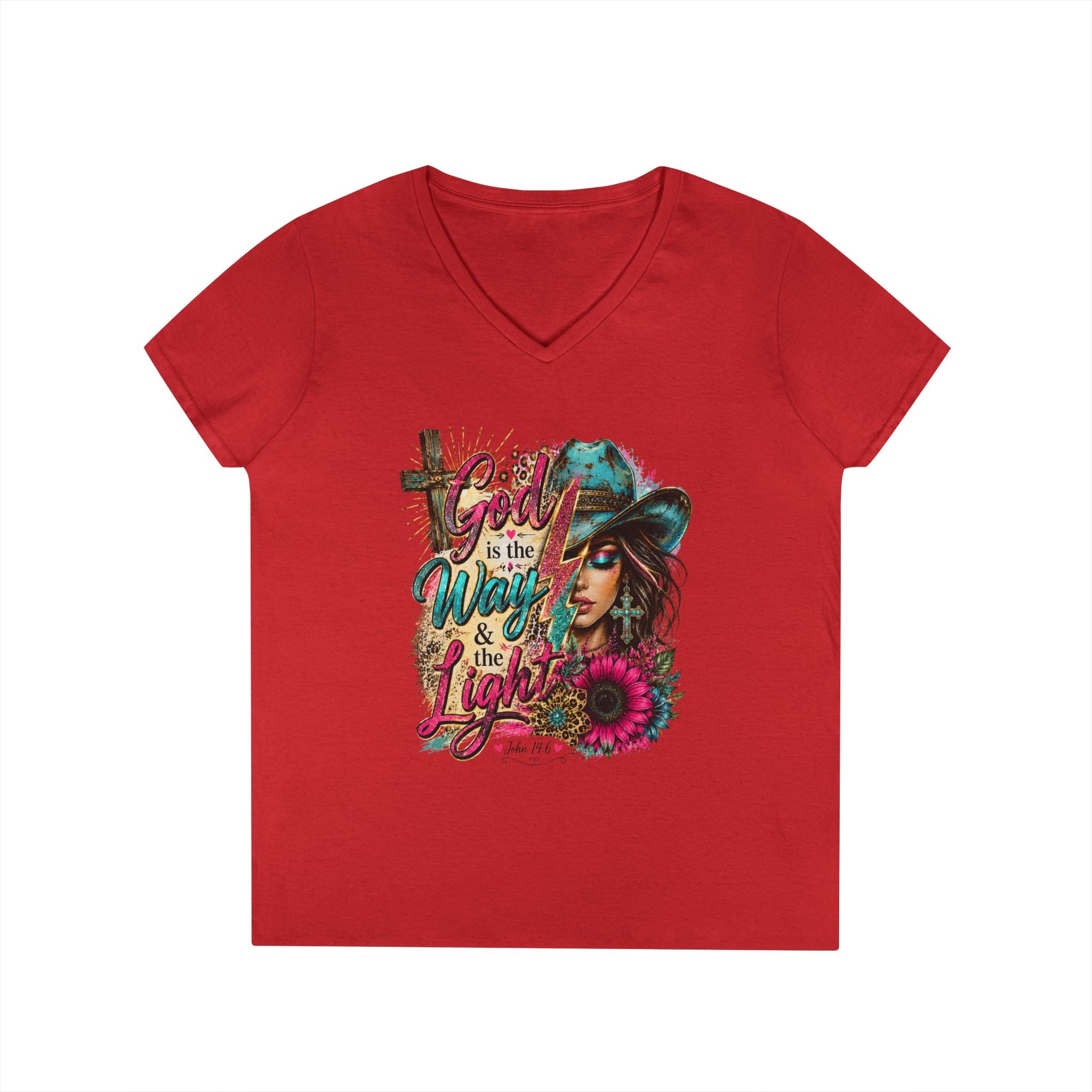 Christian Faith Women’s V-Neck T Shirt