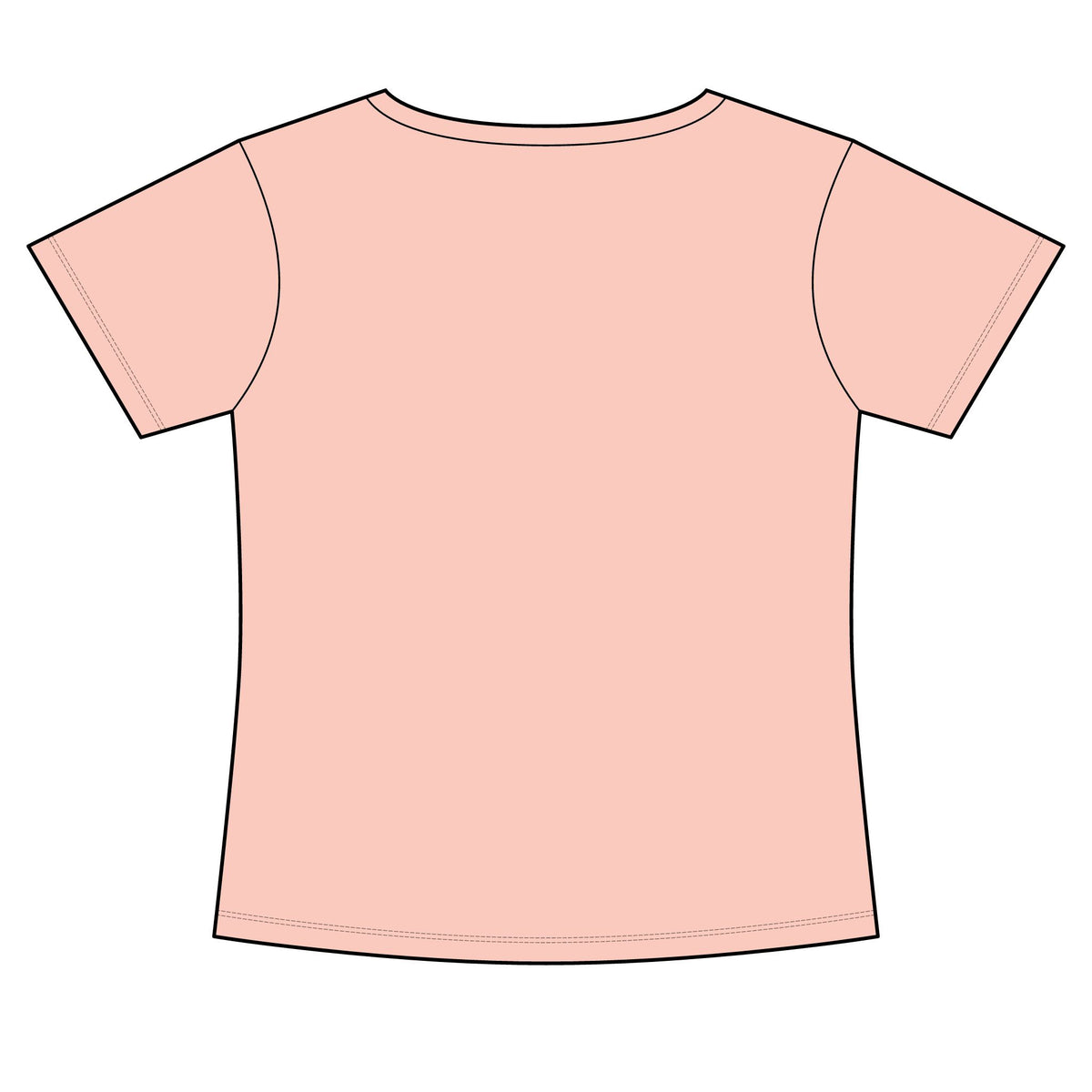 Women's Slim Fit Cotton Polyester T-Shirt