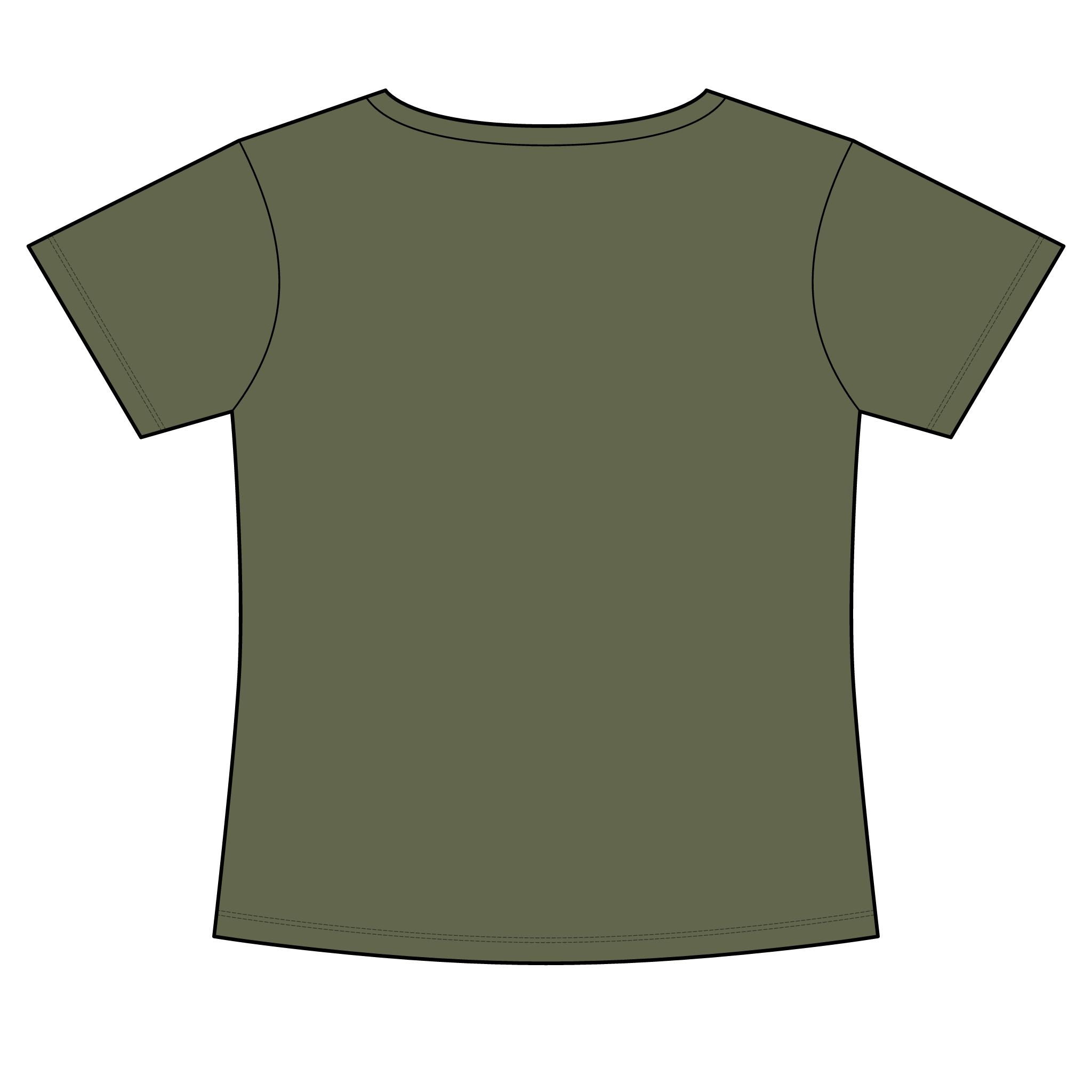Women's Slim Fit Cotton Polyester T-Shirt