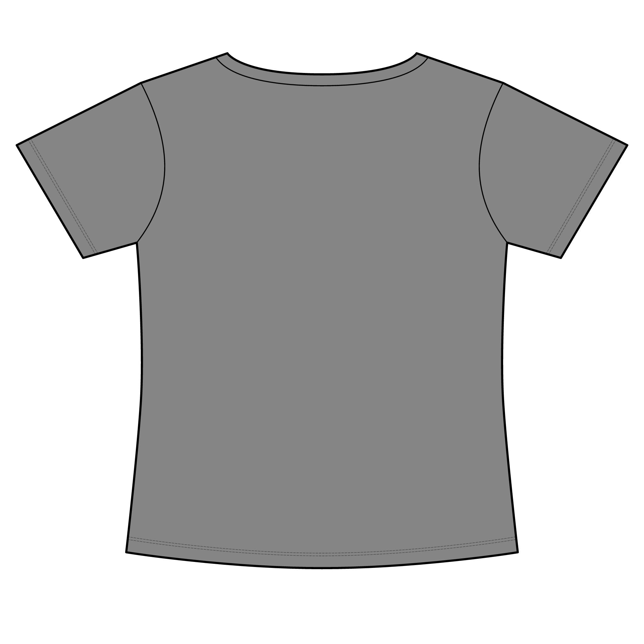 Women's Slim Fit Cotton Polyester T-Shirt
