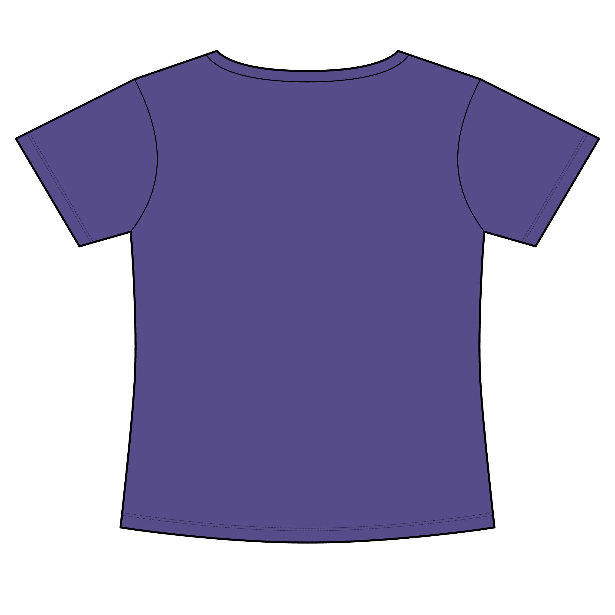 Women's Slim Fit Cotton Polyester T-Shirt
