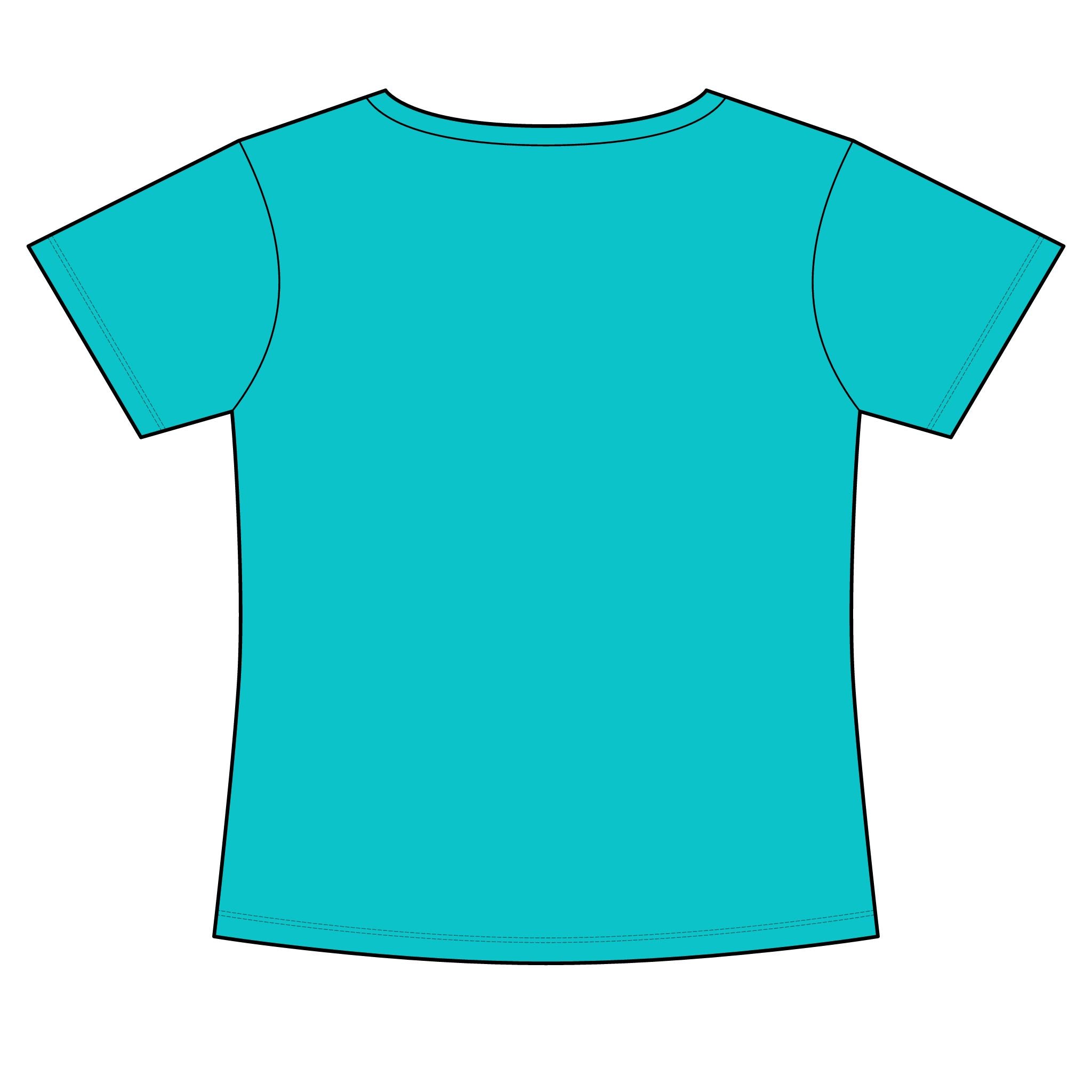Women's Slim Fit Cotton Polyester T-Shirt