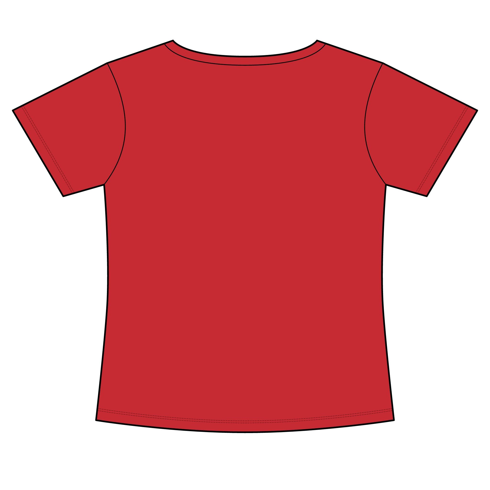 Women's Slim Fit Cotton Polyester T-Shirt