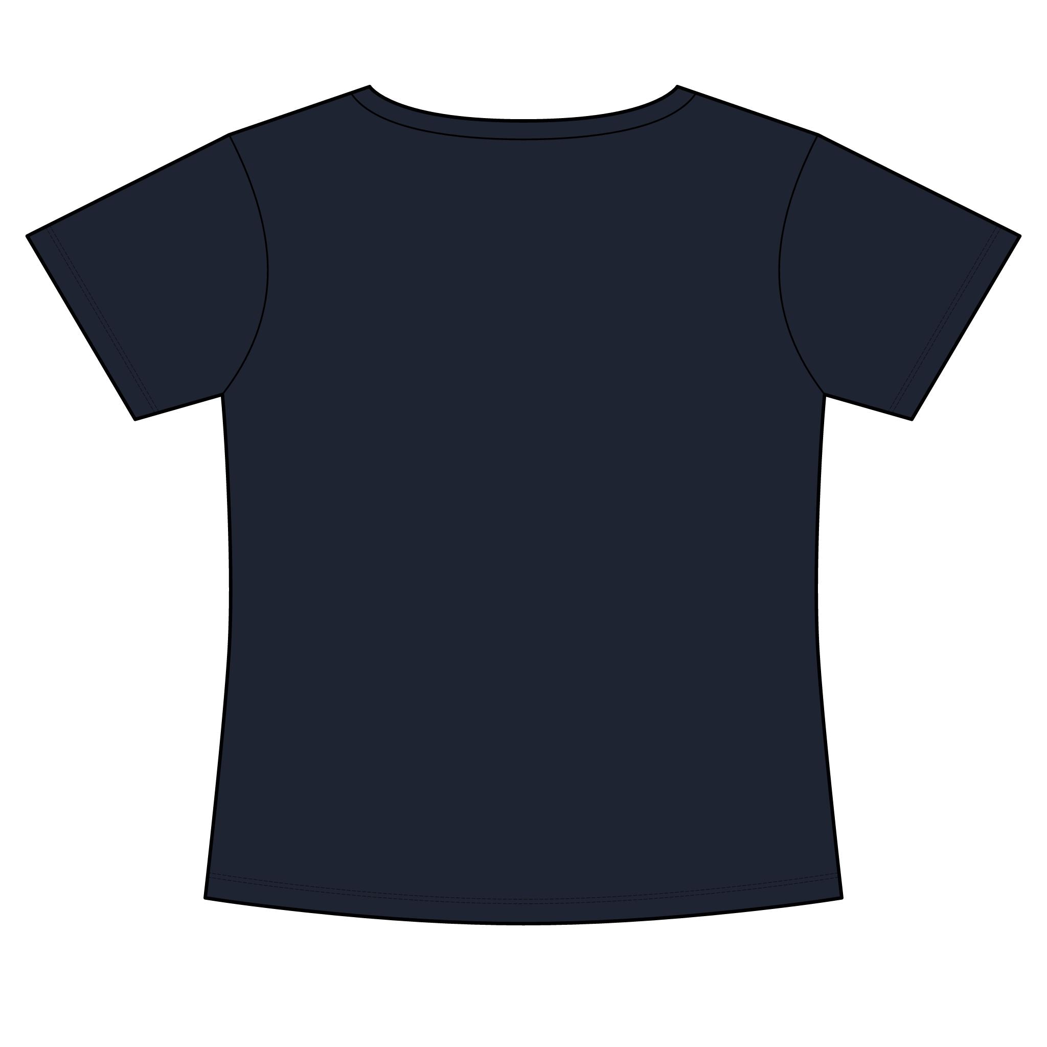 Women's Slim Fit Cotton Polyester T-Shirt
