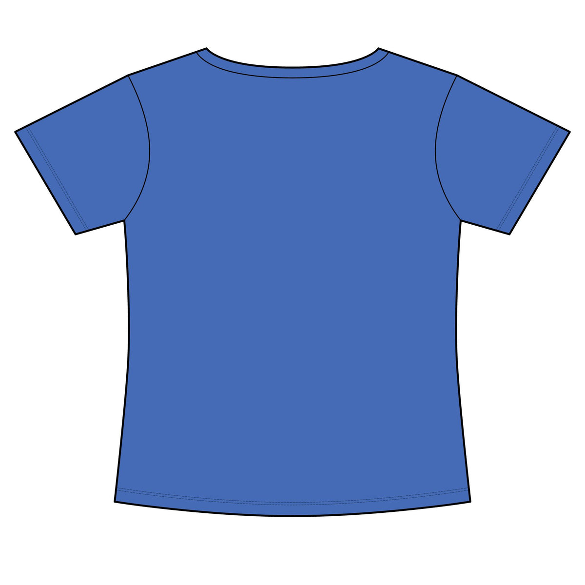 Women's Slim Fit Cotton Polyester T-Shirt
