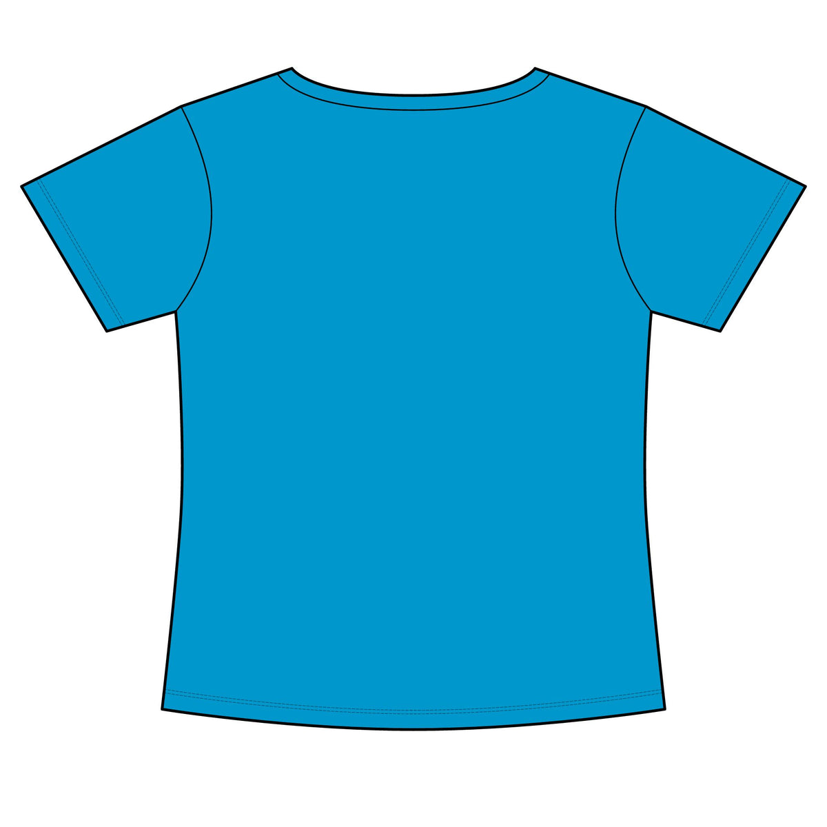 Women's Slim Fit Cotton Polyester T-Shirt