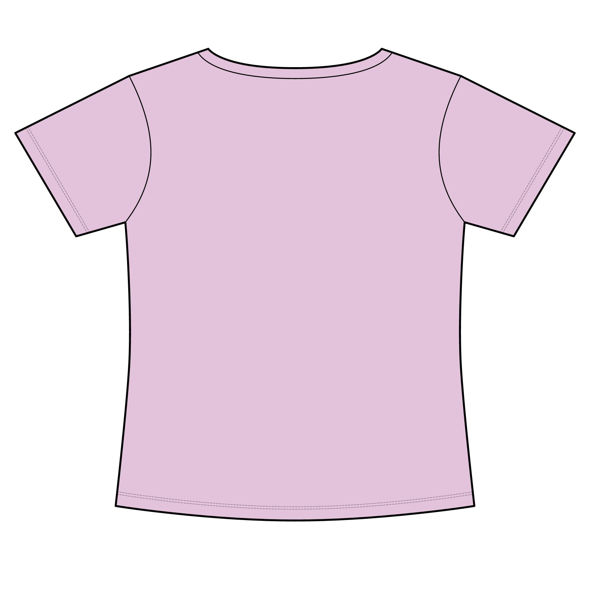 Women's Slim Fit Cotton Polyester T-Shirt