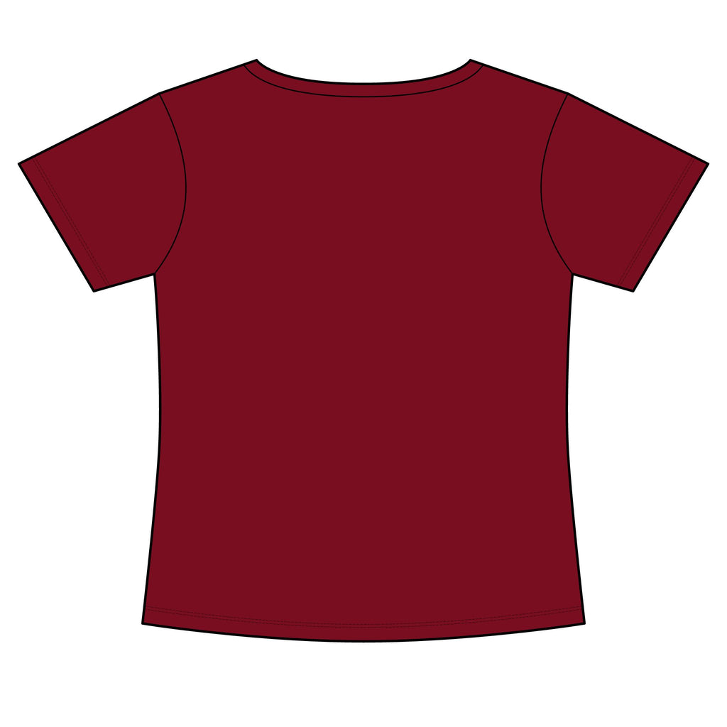Women's Slim Fit Cotton Polyester T-Shirt