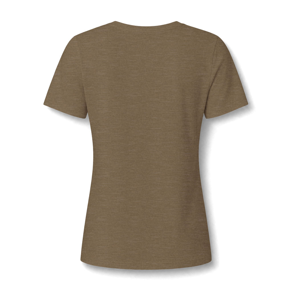 Prayer & Coffee V-Neck Tee — "In My Hand: Prayer, Heart, Faith" Inspirational Women's Shirt